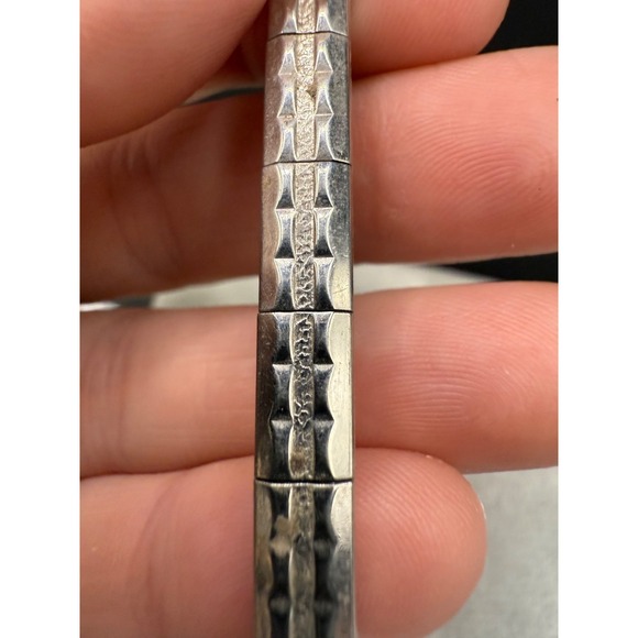 Vintage Silver‎ Tone Watch Band 5.5In - Picture 2 of 9